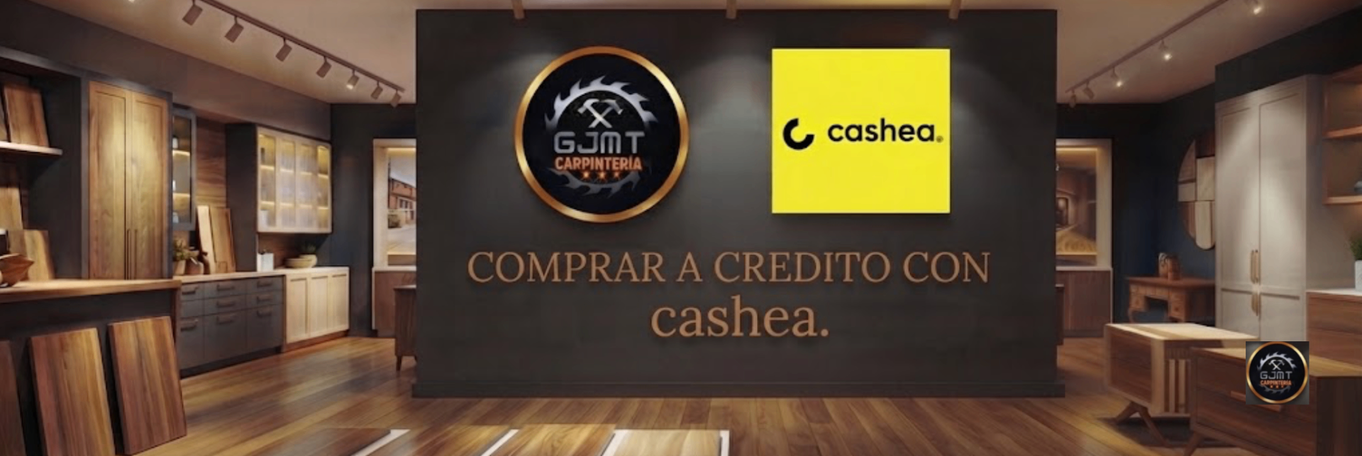 Compra a crédito con Cashea en GJMT Carpintería